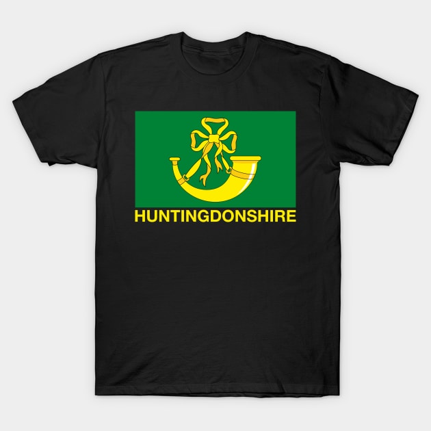 Huntingdonshire County Flag - England T-Shirt by CityNoir